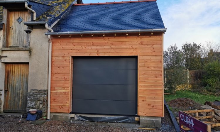 Extension garage en bois 